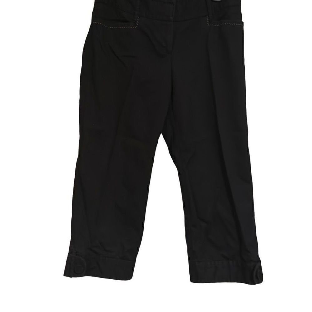 Ann Taylor Loft Marisa Ladies Size 2 Black Cotton Blend Capri Pants